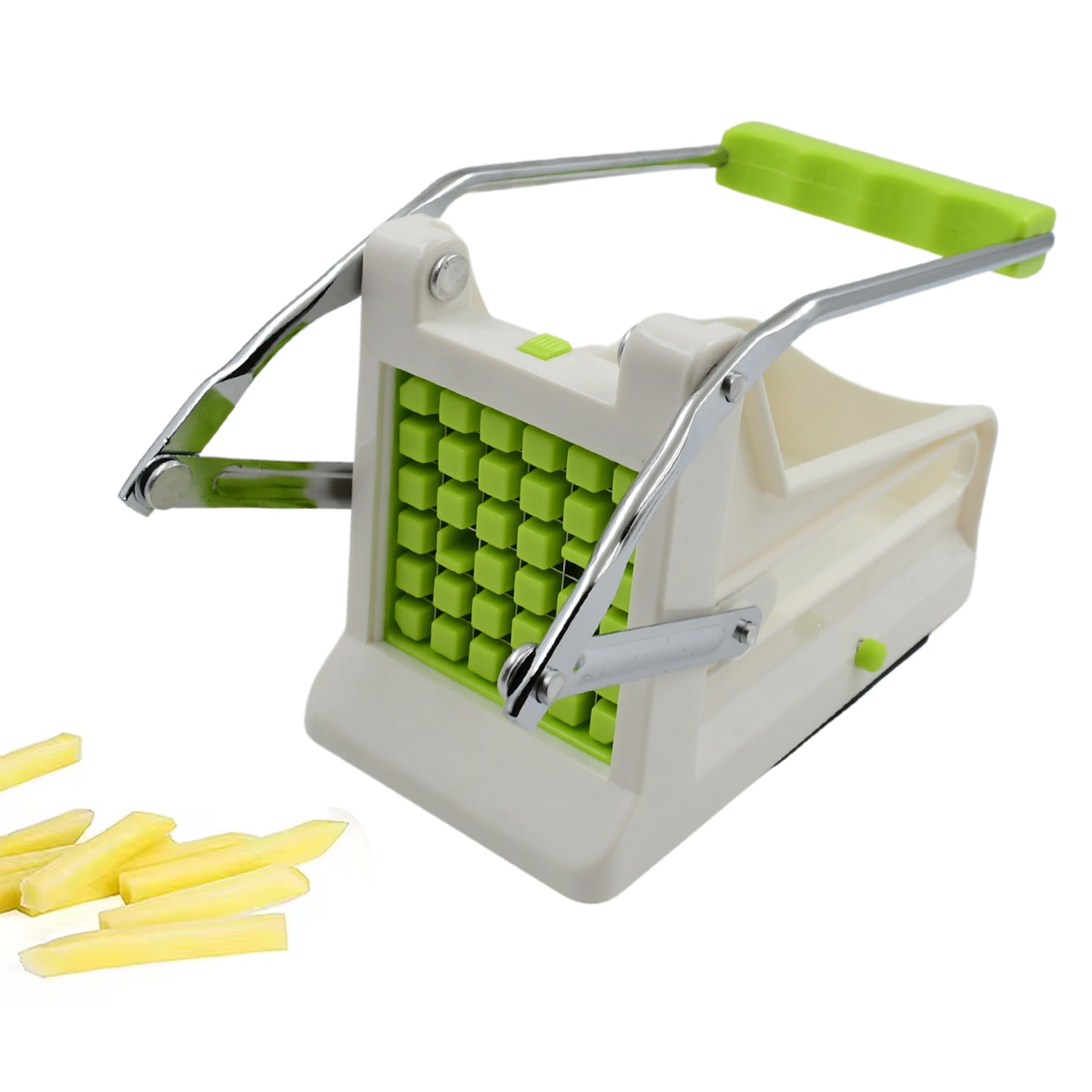 10013 French Fry Cutter Great With Vegetables Potato Fries Cutter Professional Vegetable Cutter Stainless Steel Cutter Potato Onions Carrots Cucumbers Fruits Potato Cutter (1 Pc) 10013 French Fry Cutter Great With Vegetables Potato Fries Cutter Professional Vegetable Cutter Stainless Steel Cutter Potato Onions Carrots Cucumbers Fruits Potato Cutter (1 Pc)